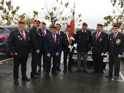 Hommage aux morts de la guerre d'Algérie et des combats du Maroc et de Tunisie.
